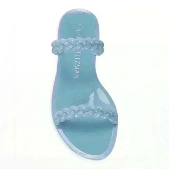 Stuart Weitzman, Sawyer‎ Braided Dual-Band Jelly Sandals, US 10 - Picture 3 of 7